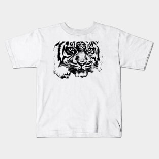 Tiger, big cat, hunter and predator Kids T-Shirt